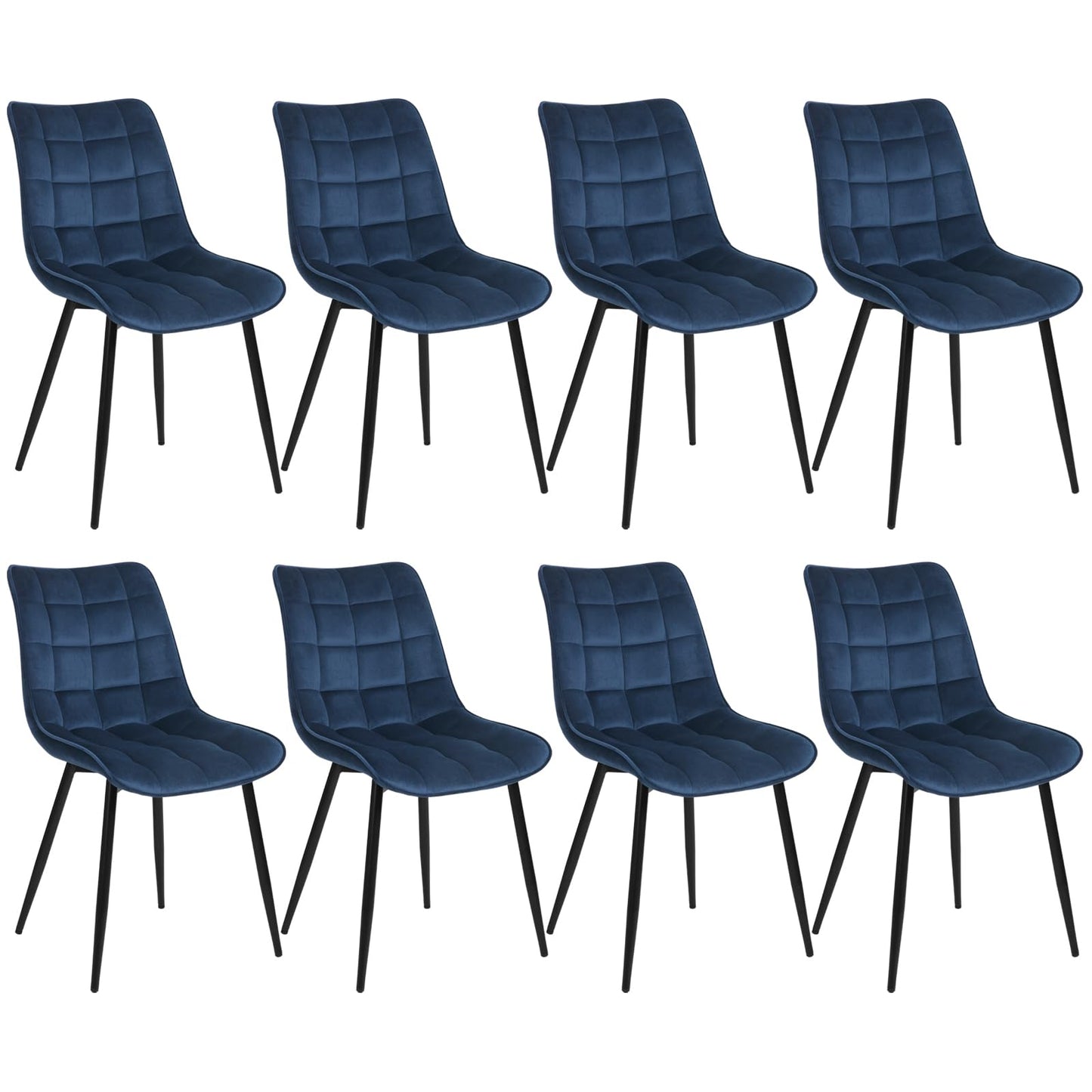 WOLTU Esszimmerstühle 4er Set, Küchenstühle gepolstert mit Rückenlehne