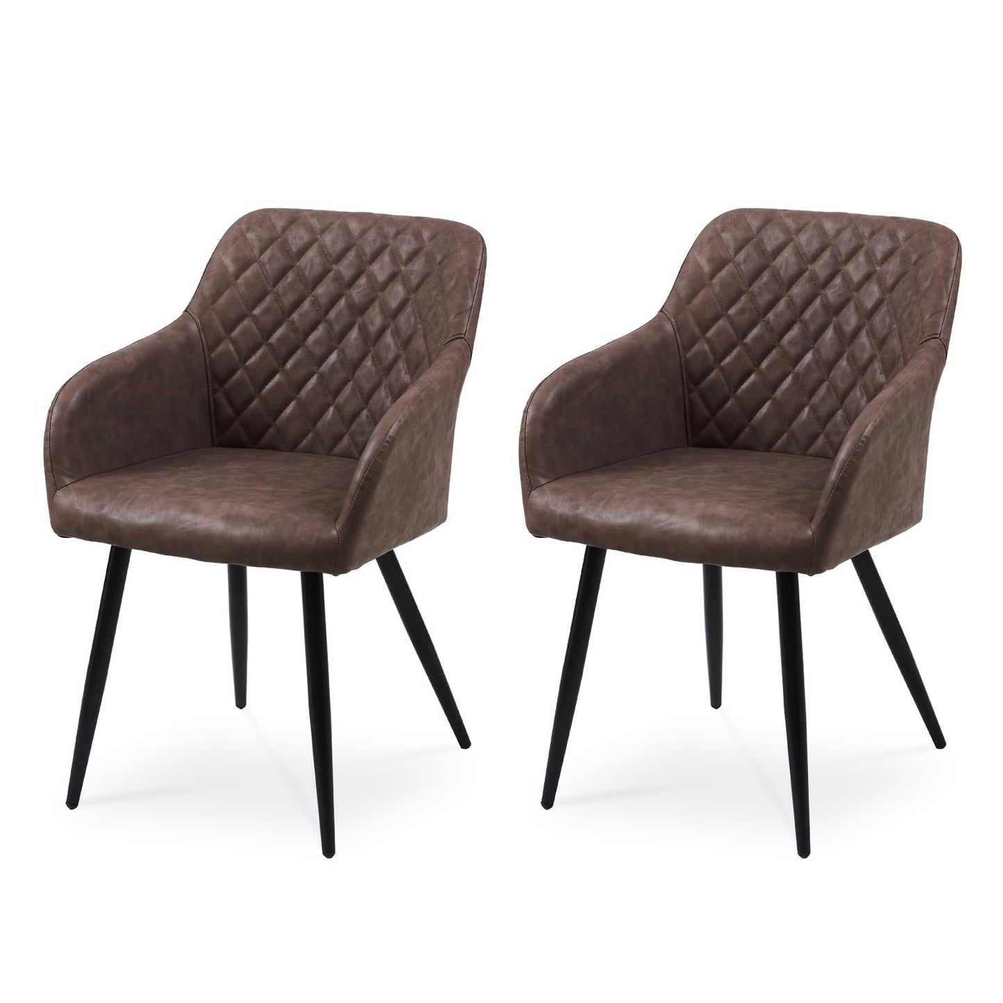 CLIPOP Esszimmerstühle 2er Set, Küchenstühle Grau Samtstoff stühle Polsterstühle mit Armlehne Metallbeine Polstersessel Stühle für Esszimmer Küche (2, Samt Grau)