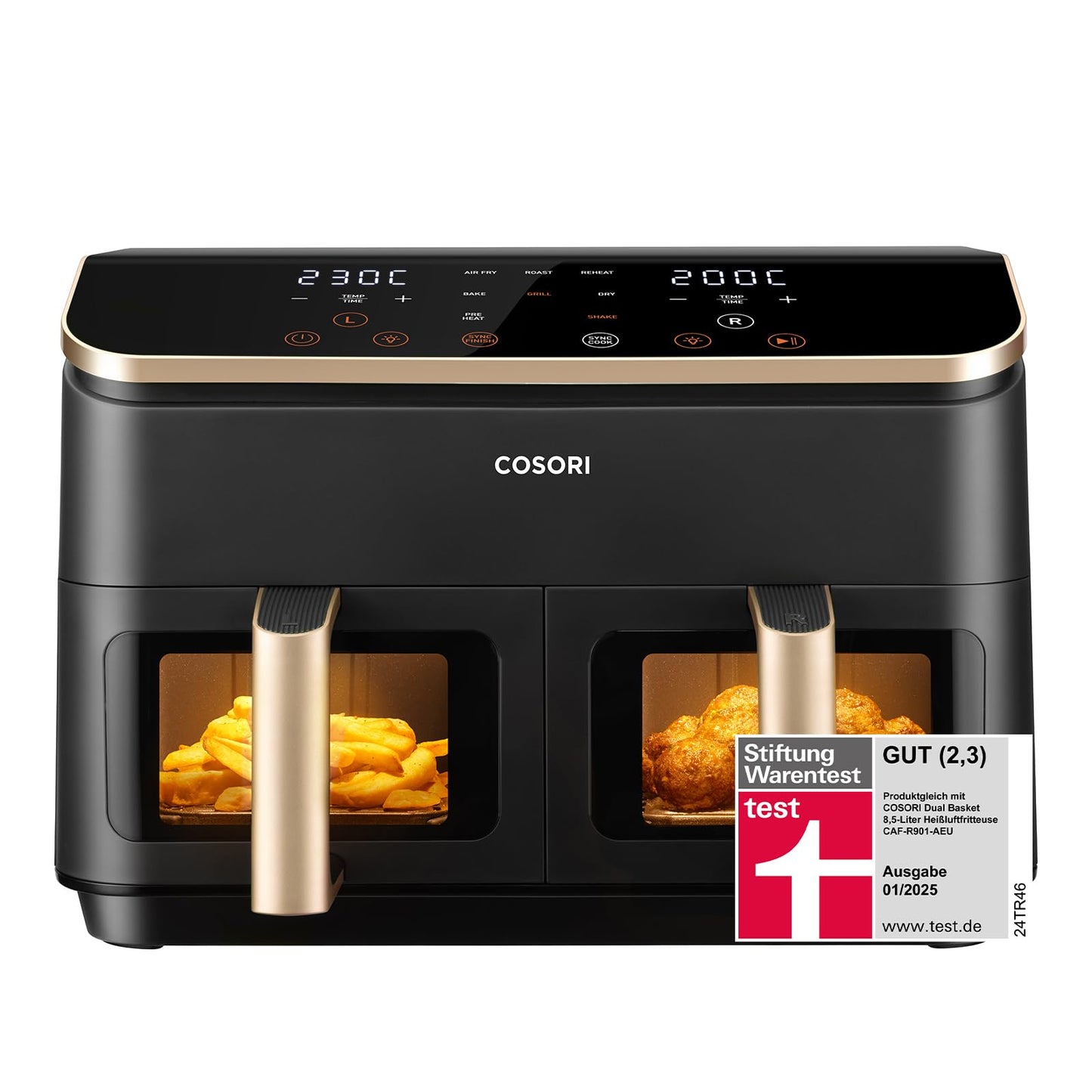 Cosori Airfryer, neue Generation 2026, exklusive TurboBlaze-Tech, 8,6 L