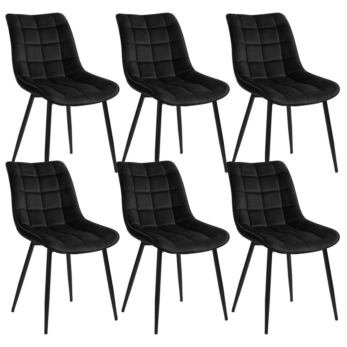 WOLTU Esszimmerstühle 4er Set, Küchenstühle gepolstert mit Rückenlehne