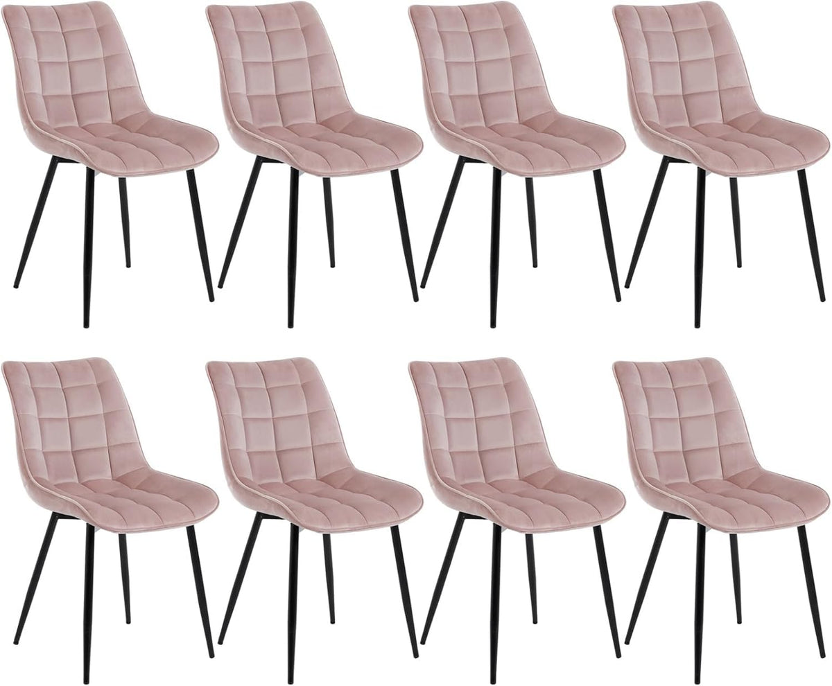 WOLTU Esszimmerstühle 4er Set, Küchenstühle gepolstert mit Rückenlehne