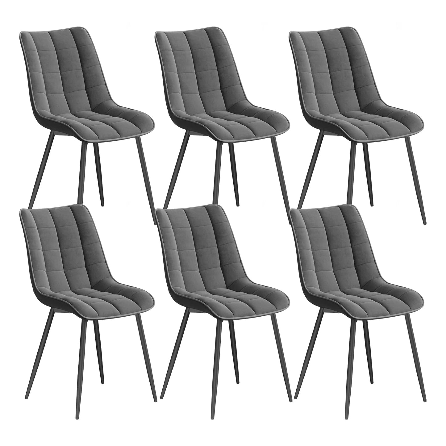 WOLTU Esszimmerstühle 4er Set, Küchenstühle gepolstert mit Rückenlehne