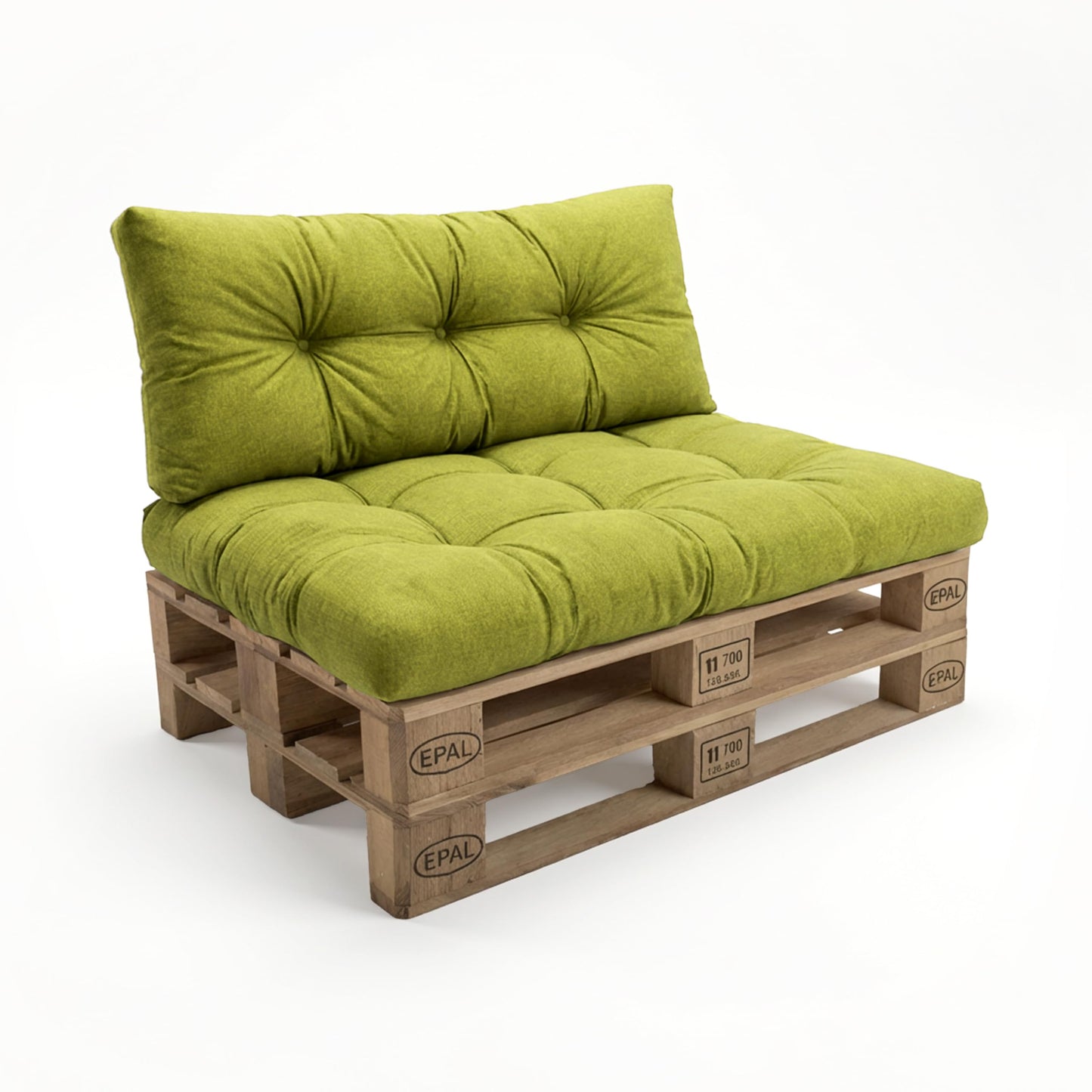 POKAR Palettenkissen Wasserabweisend Palettenauflagen Palettenmöbel Palettensofa 8er Set: Sitzkissen 120x80 + Rückenlehne 120x40, Anthrazit