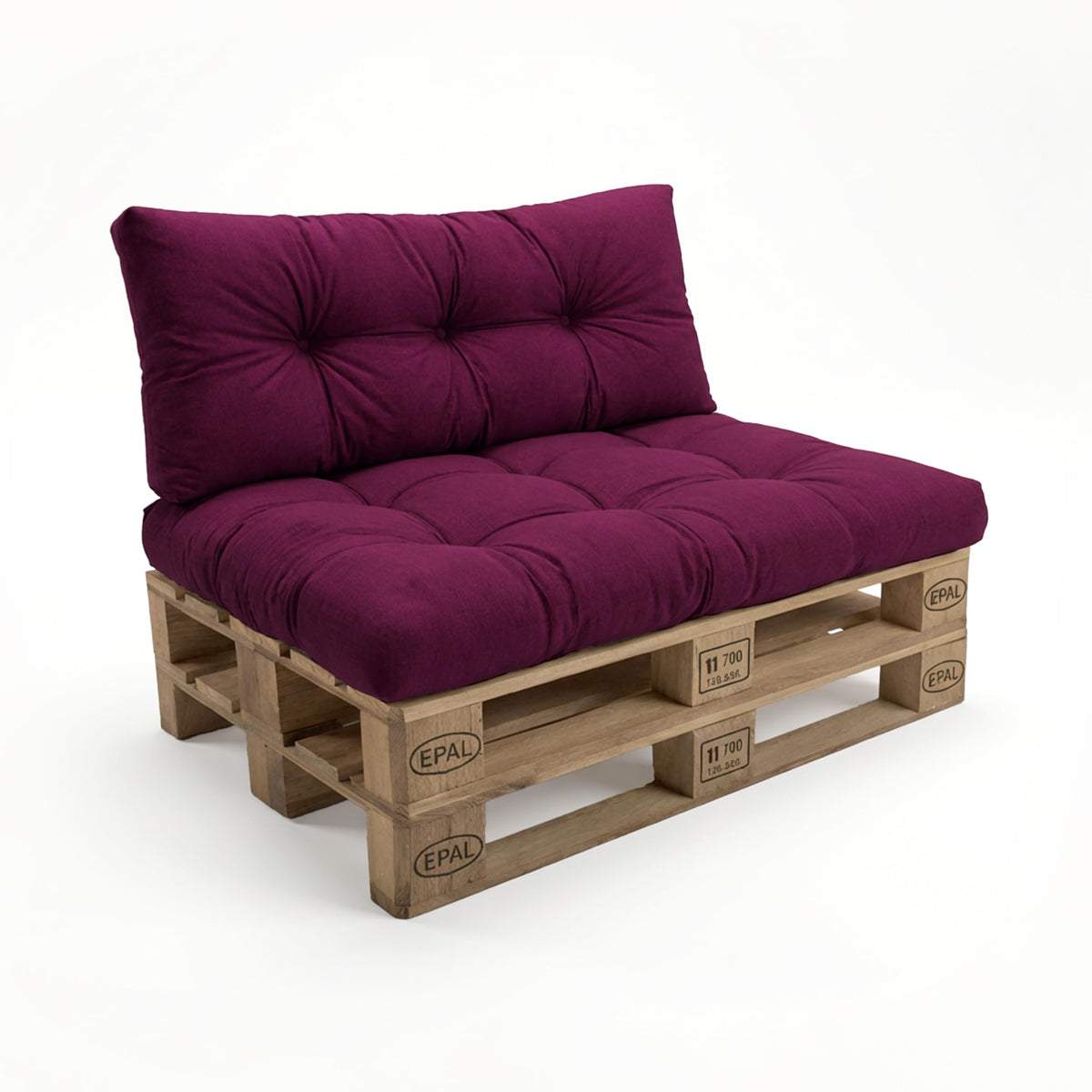 POKAR Palettenkissen Wasserabweisend Palettenauflagen Palettenmöbel Palettensofa 8er Set: Sitzkissen 120x80 + Rückenlehne 120x40, Anthrazit