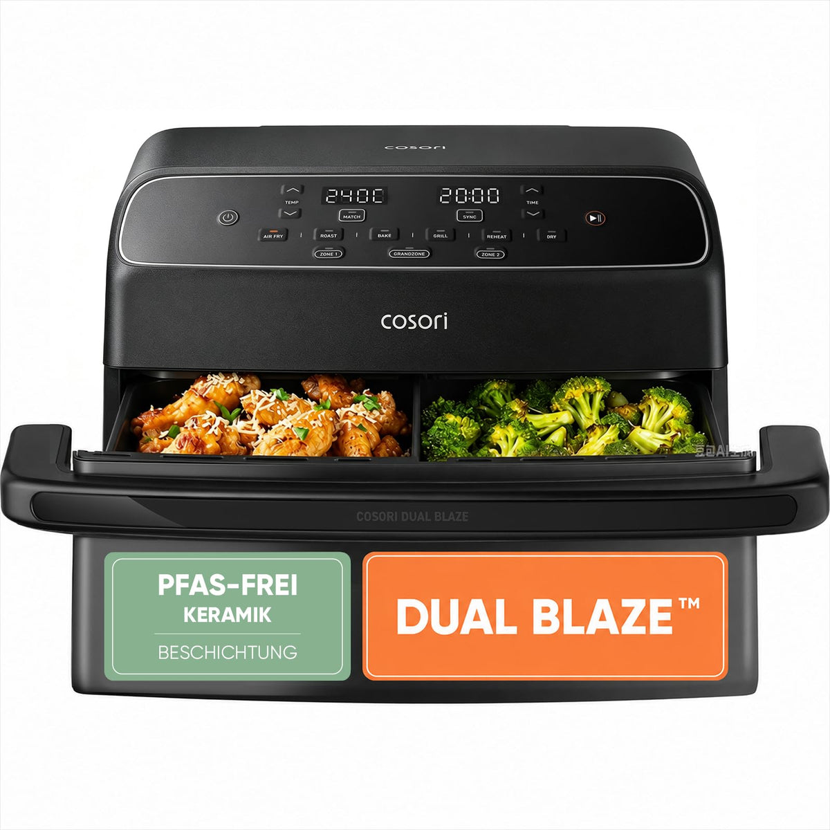 Cosori Airfryer, neue Generation 2026, exklusive TurboBlaze-Tech, 8,6 L