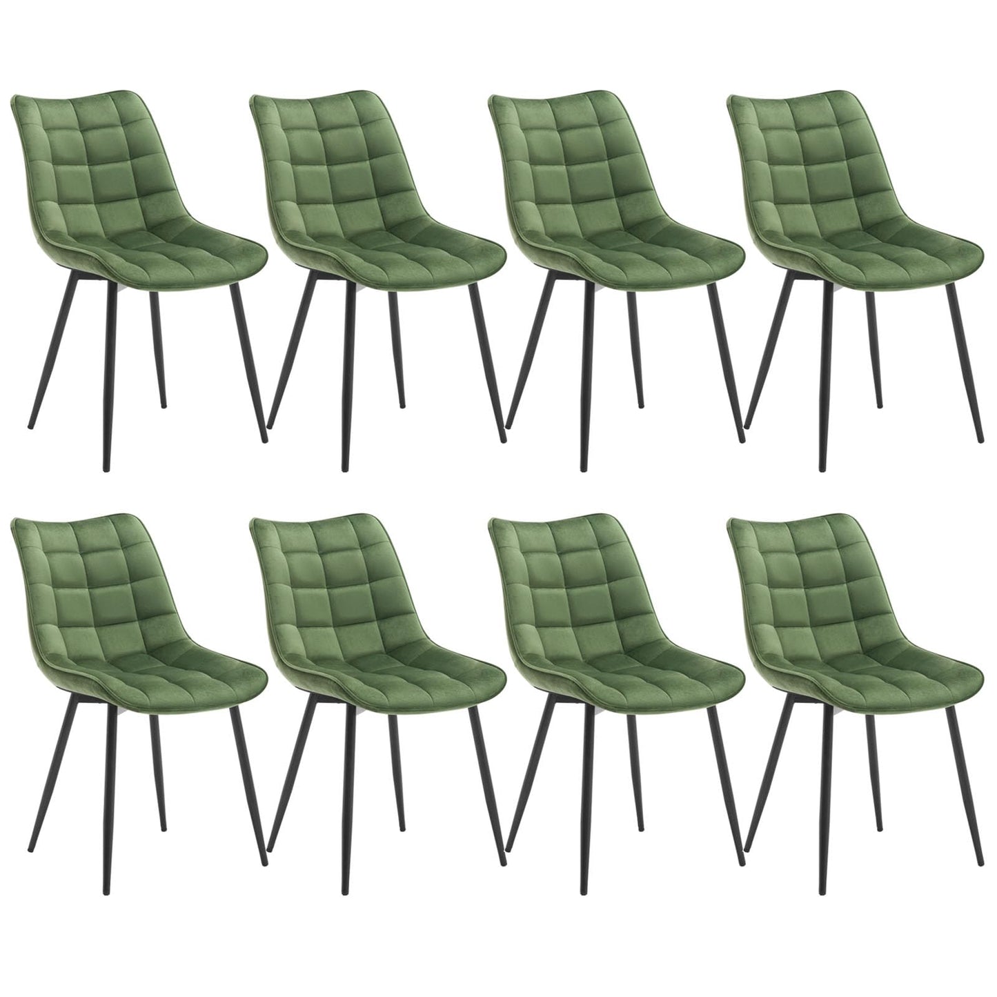 WOLTU Esszimmerstühle 4er Set, Küchenstühle gepolstert mit Rückenlehne