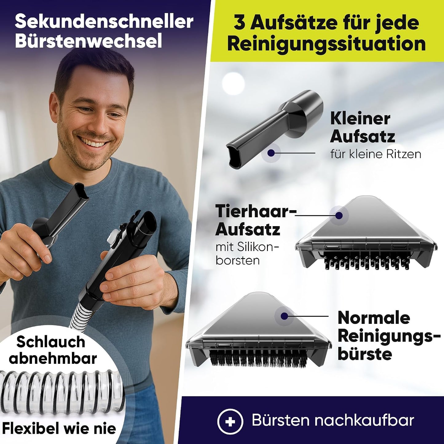 Nasssauger Polsterreiniger Gerät Teppichreiniger Waschsauger
