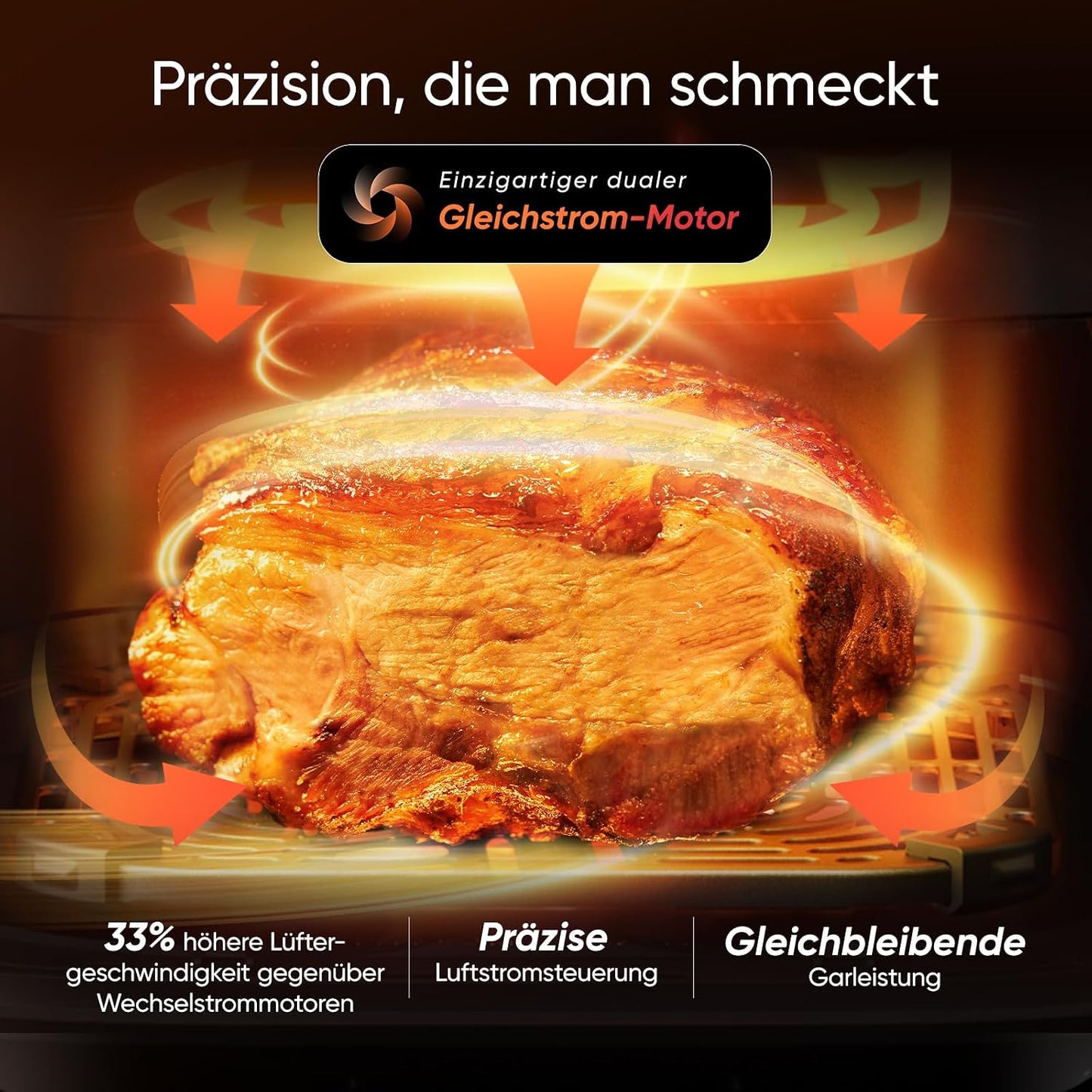 Cosori Airfryer, neue Generation 2026, exklusive TurboBlaze-Tech, 8,6 L