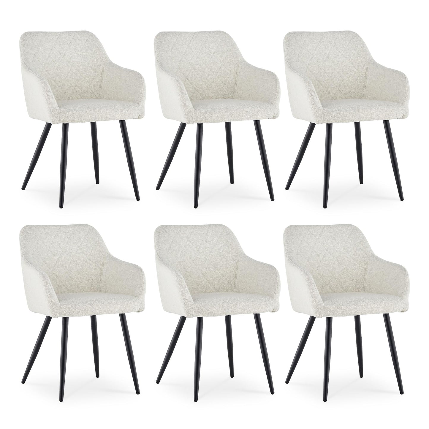 CLIPOP Esszimmerstühle 2er Set, Küchenstühle Grau Samtstoff stühle Polsterstühle mit Armlehne Metallbeine Polstersessel Stühle für Esszimmer Küche (2, Samt Grau)
