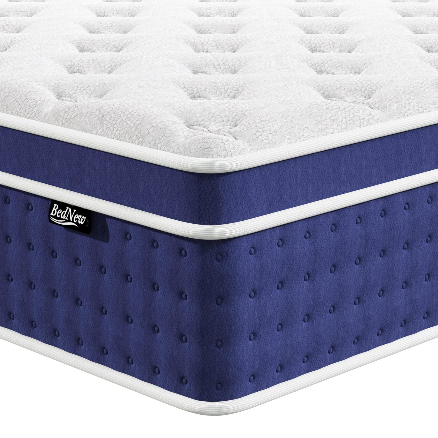 Matratze 180 x 200cm, Federkernmatratze H3 Höhe 31cm 7-Zonen Orthopädische Taschenfederkernmatratze mit Comfort Memory-Schaum Schicht